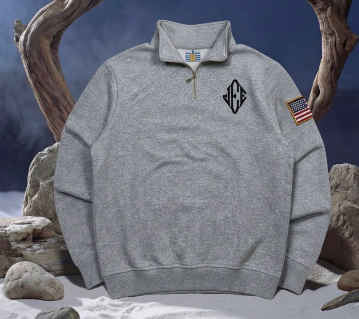 Sweat Col Zippé Signature – Élégance Premium