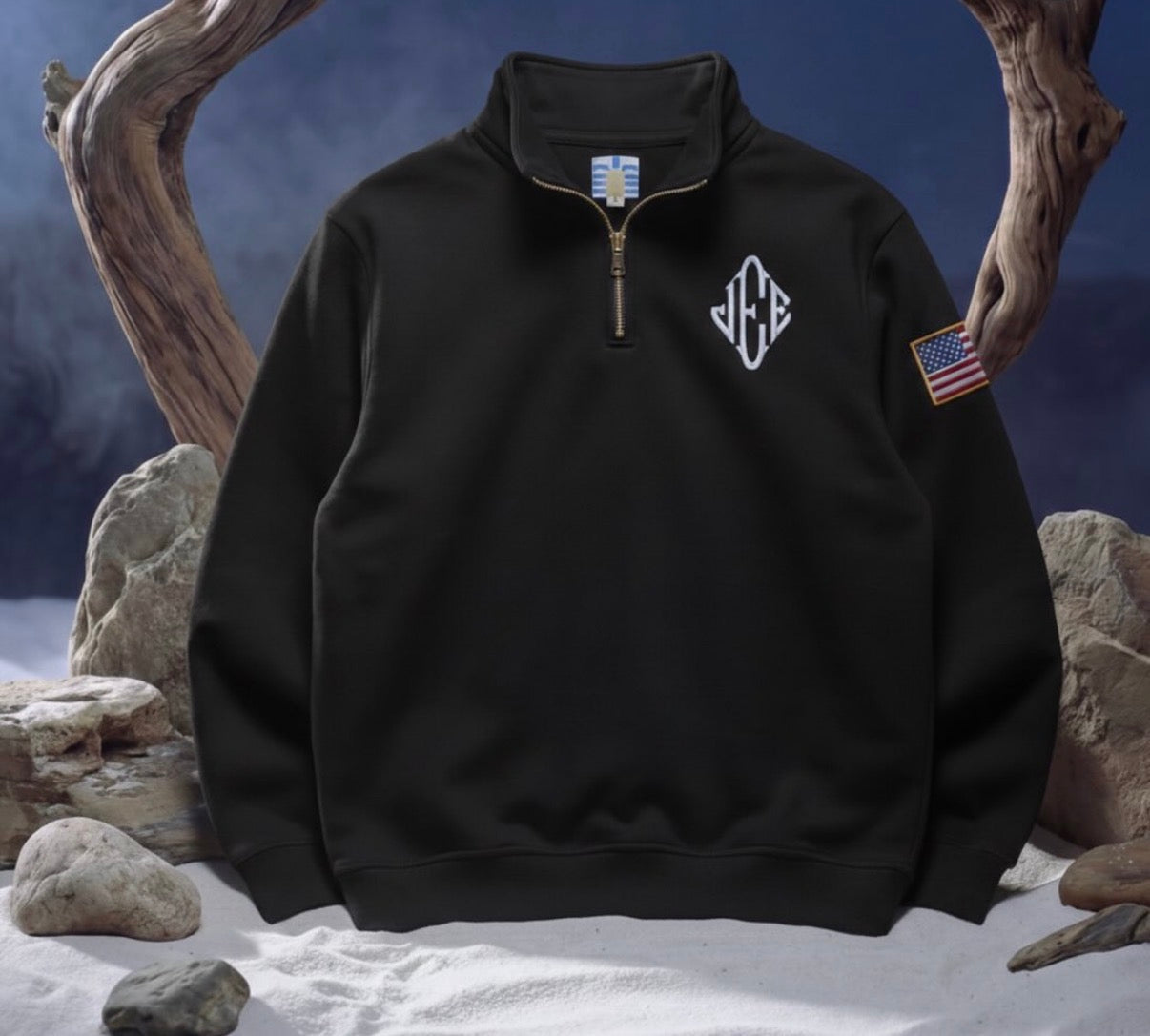 Sweat Col Zippé Signature – Élégance Premium