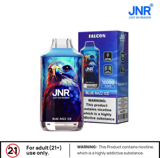 10 pcs Jnr Falcon 16000 Puff JNR jetables 2% JNR 16K jetables
Vapes Crystal Vaperr Pne Store
