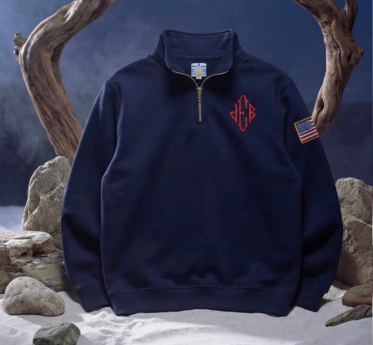 Sweat Col Zippé Signature – Élégance Premium